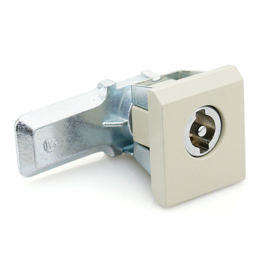 MS813 electrical cabinet combination cam lock powder coated square head 1/4 turn lock special for AE control box, Rittal cabinet