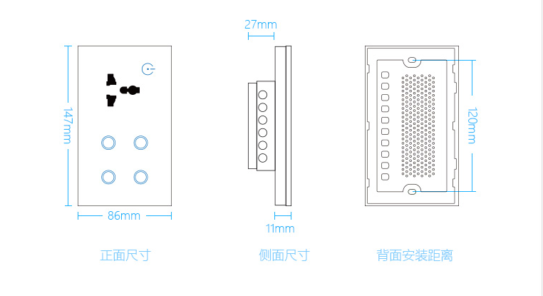 Smart Home 15A Switch with Wallplate Works with Alexa Apple HomeKit and Google Assistant for Ceiling and Exhaust Fans LED Bulbs