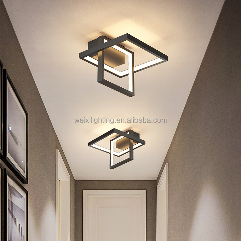 Ring Buckle Corridor Ceiling Light Balcony Modern LED Front Desk Porch Balcony Ceiling Light