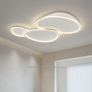 Aluminum Innovative Remote Control Dimming Flush Mount Light Ceiling Ceiling Lighting Modern Ceiling Lights