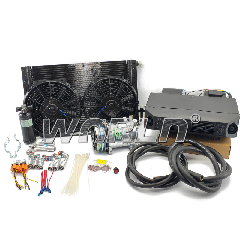 508 Auto Compressor Assy Auto Air Conditioner System Universal 12V/24V Universal Conditioner Assembly Kit