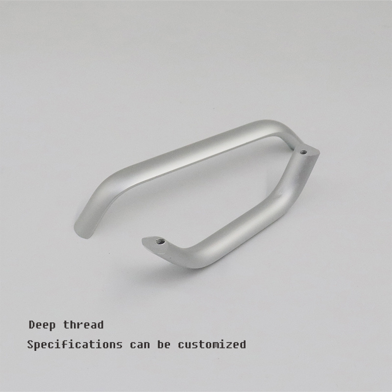 Wholesale China Silver U-shaped curved aluminum alloy profile Room handle Desk cabinet drawer handle door handle