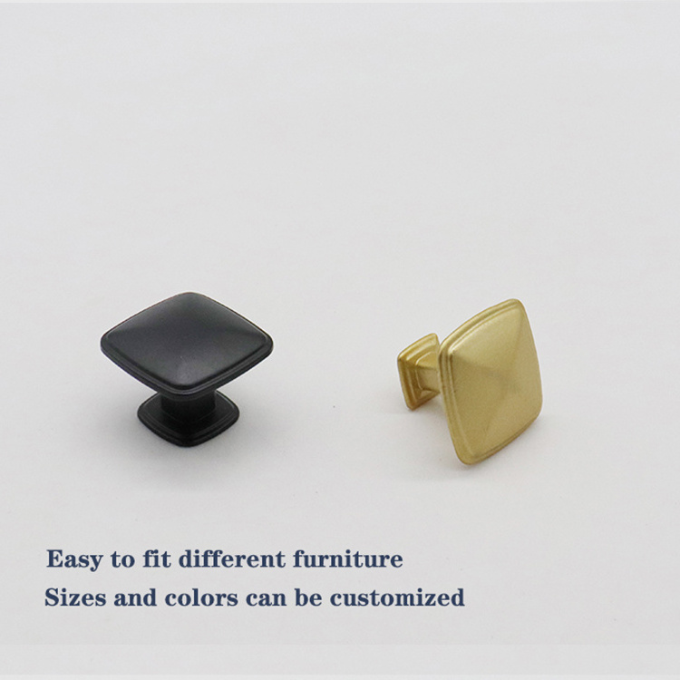 Cheap grey Gold Black round drawer handle Mushroom cabinet handle Furniture knob