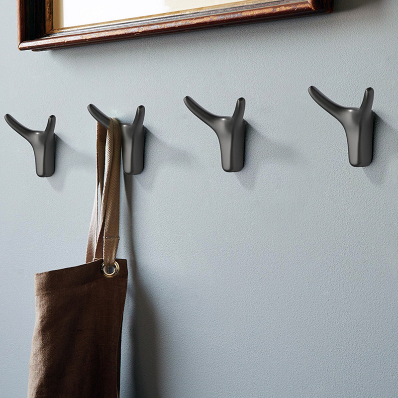 Horn hook door porch wall wall Bathroom shoe cabinet wardrobe wall hook clothes coat hat coat hook