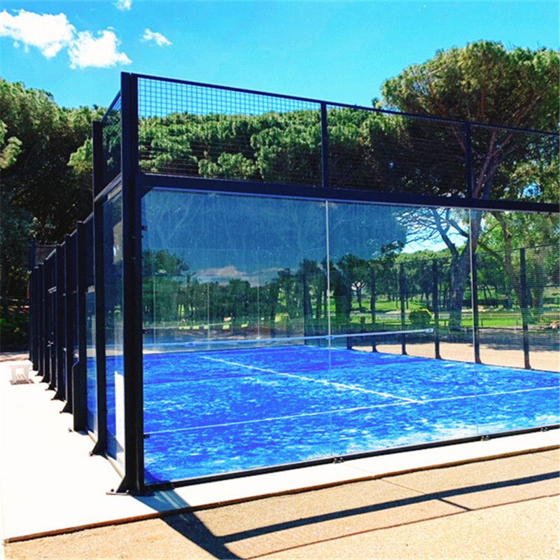 portable jeffrey tennis court tile and basketball court floor paint and padel court factory