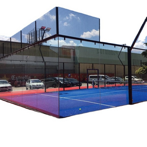 Padel Court Cover Roof Tennis Court Fence Padle Tennis Padel Fields Paddle Court Supplier Factory