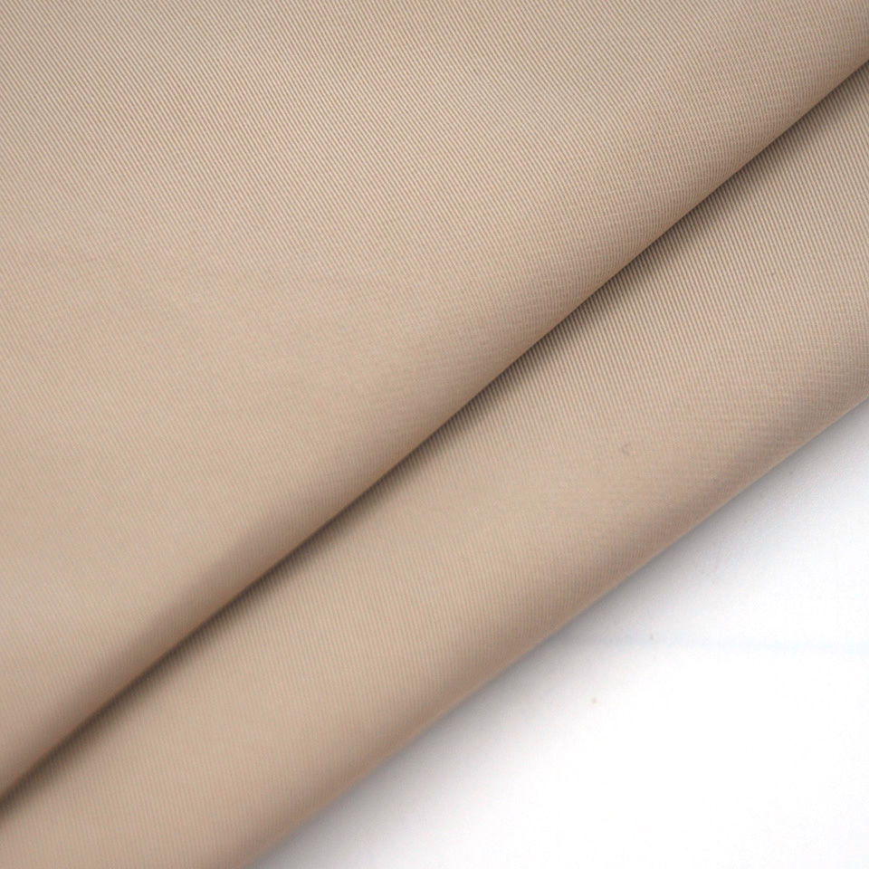 Heavyweight double brushed 230gsm 100% polyester special twill fabric for crisp coat jacket garment