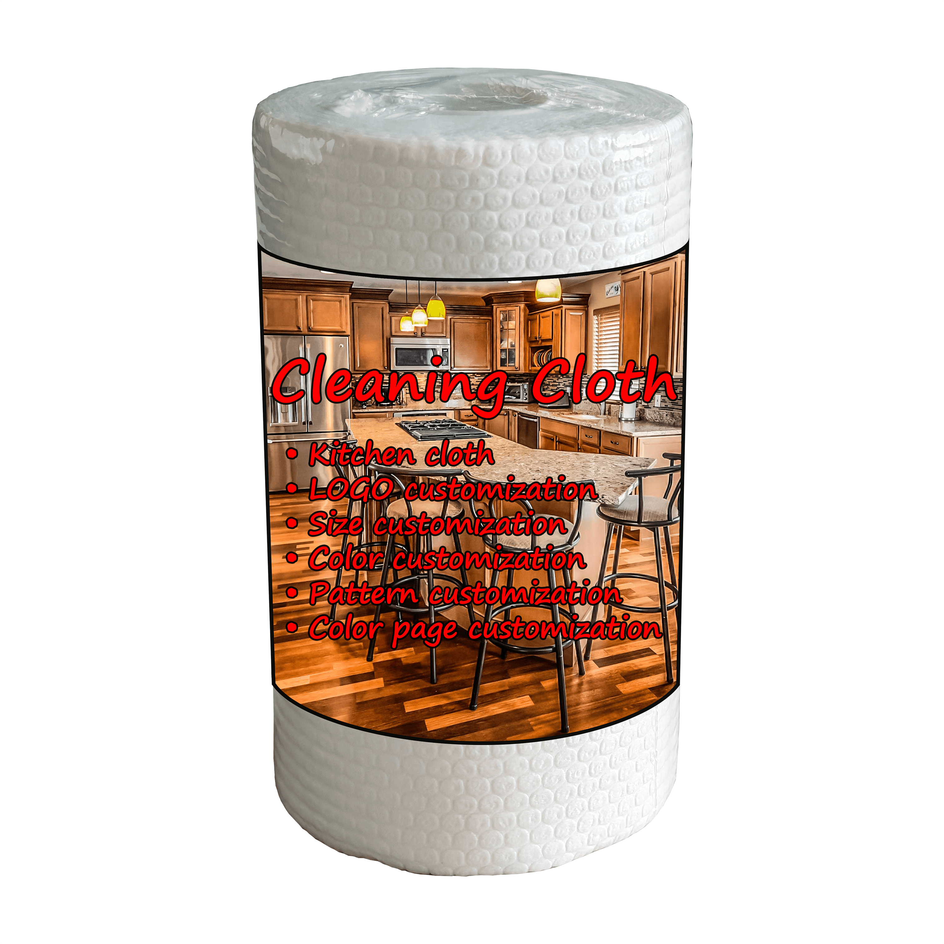 Kitchen Paper Towels Dry Wipe Roll for Kitchen Cleaning Disposable Lazy Rags Shop Dish Cloth for Efficient Cleaning