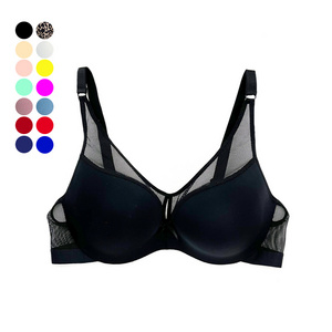 Weiyesi wholesale E cup seamless gathering bras bright color mix style sporty high support bra for big boobs