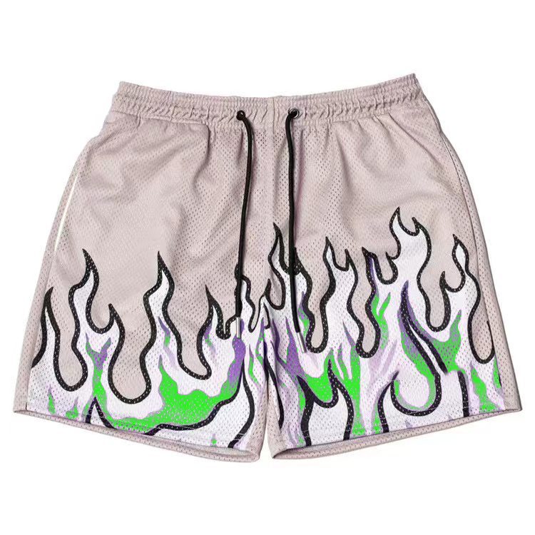 OEM high-quality mesh shorts customized logo custom mesh shorts 5 inch seam  mesh shorts for man