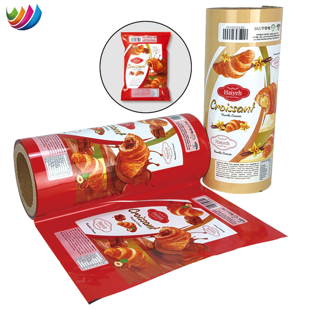 OEM Banana Corn Tortilla Packaging Inside Foil Flexible Roll Film Snack Potato Chips Crisps Food Packaging Plastic Bag