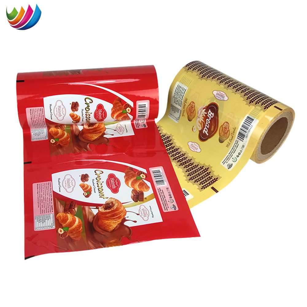 OEM Banana Corn Tortilla Packaging Inside Foil Flexible Roll Film Snack Potato Chips Crisps Food Packaging Plastic Bag