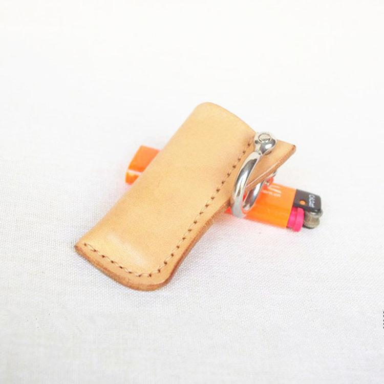 New Arrival Portable Real Leather Lighter Case Handmade Lighter Cover