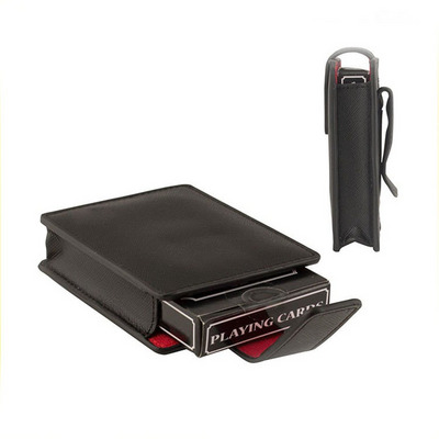 Single Deck Playing Card Case with Belt Clip Holster