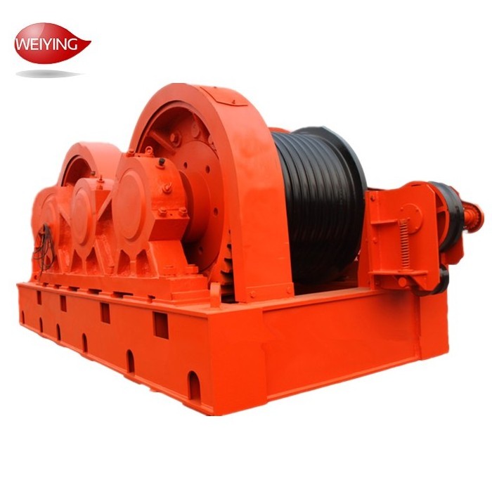 5 ton 10 tons 15 tons 20tons barge Electric/ Diesel engine powered winch with wire rope