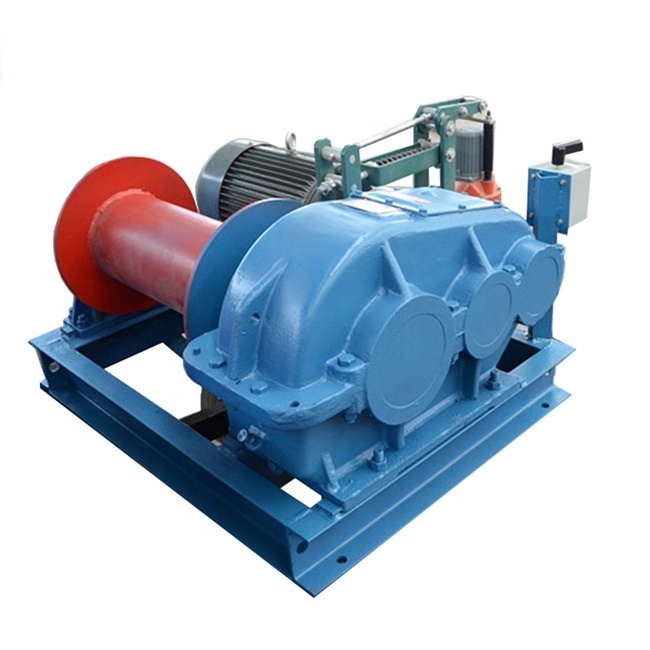 JK Series High Speed 240v Electric Boat Lifting Winch With Gearbox