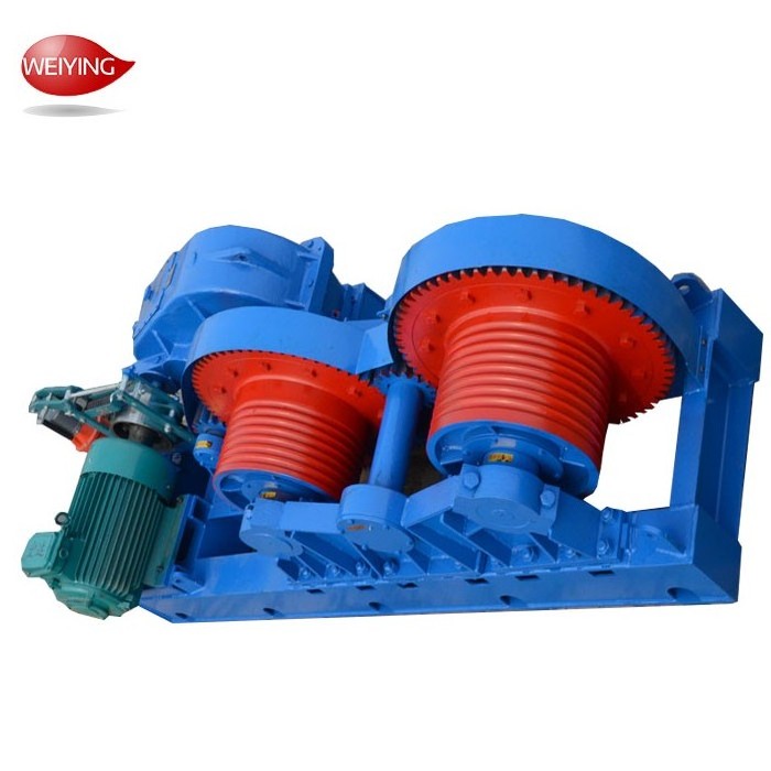 5 ton 10 tons 15 tons 20tons barge Electric/ Diesel engine powered winch with wire rope