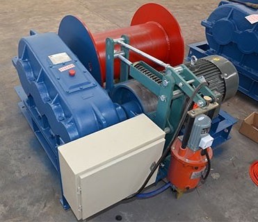 5 ton 10 tons 15 tons 20tons barge Electric/ Diesel engine powered winch with wire rope