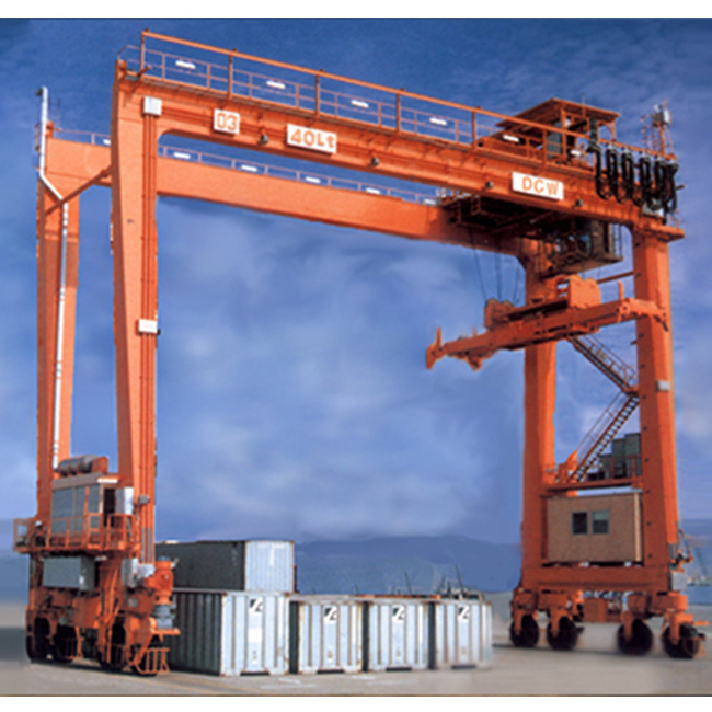 Design And Supply Rubber Tyre Gantry Crane Lift Containers With Beat Price