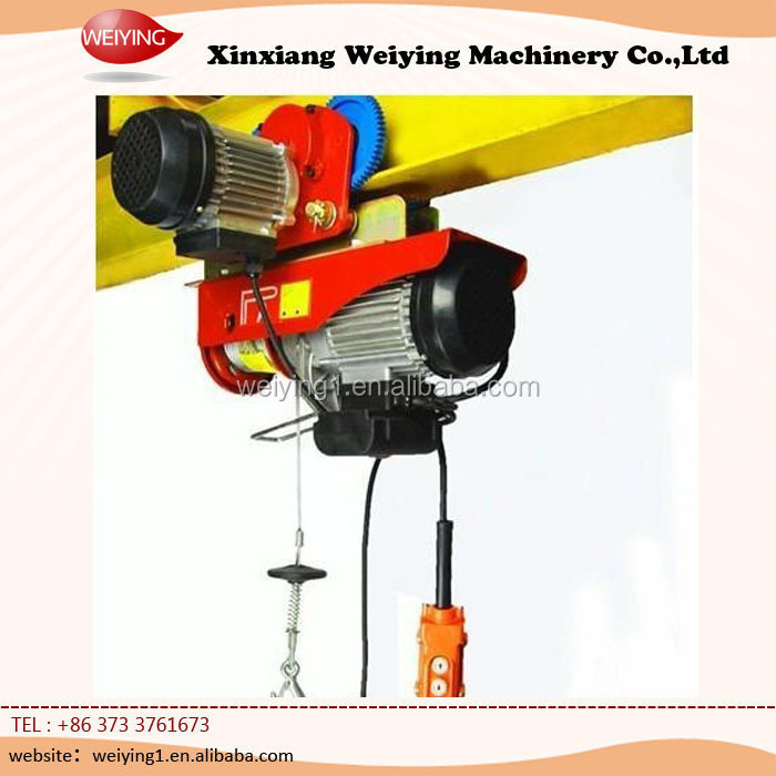 0.5Ton 1Ton Small Electric Hoist 220v With Wireless Remote Control Mini Hoist Electric 110v