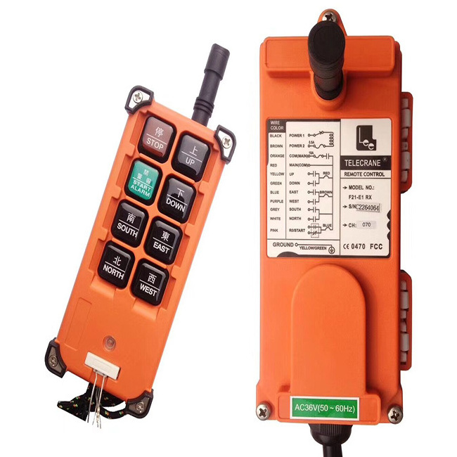 Factory Price F21-4D Type Wireless Overhead Crane Remote Controls