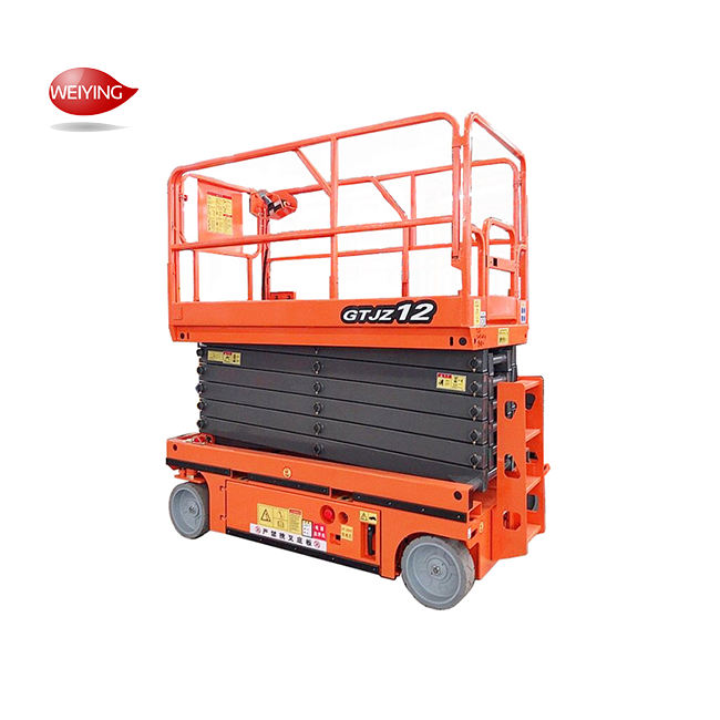 Mobile Self-Propelled Manlift 5m 8m 12m 14 M 16 M High Platform Hydraulic 500kg Electric Lifting Scaffold Scissor Lift