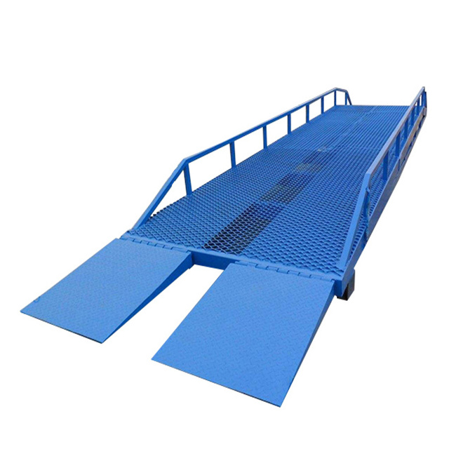 12 ton hydraulic container loading unloading platform mobile  boarding bridge Movable Climbing Platform