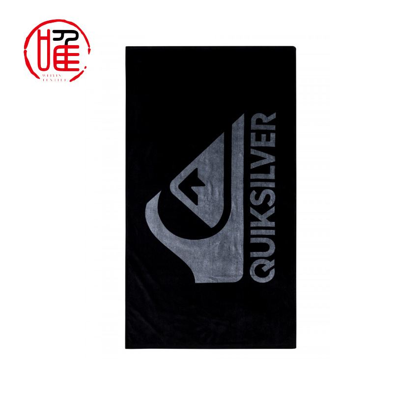 Free Design Customized High Quality 100% Cotton Hotel Luxury Sublimated Printed Beach Towels With Logo