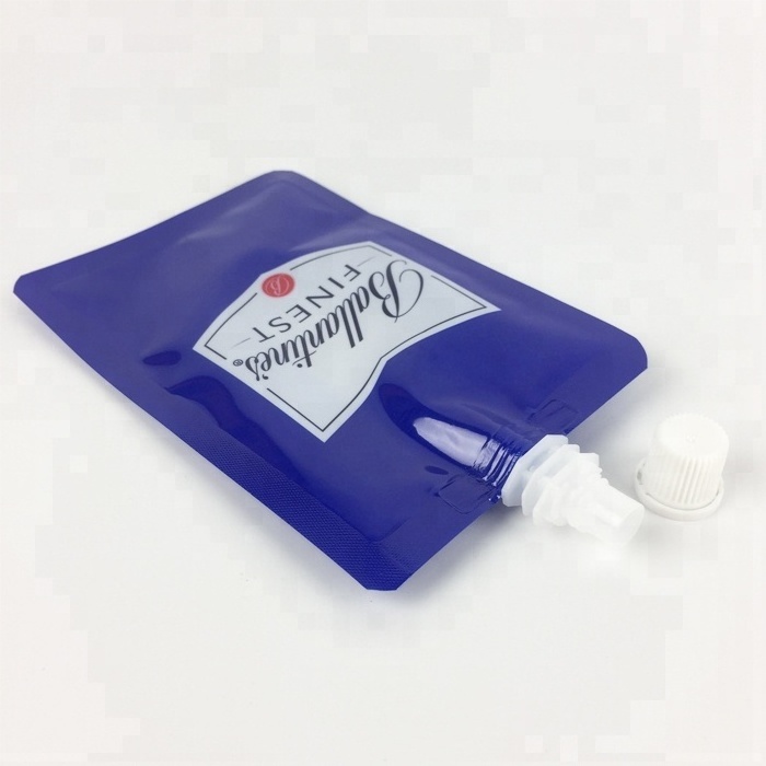 beverage drinking plastic bag stand up spout pouch energy gel packaging