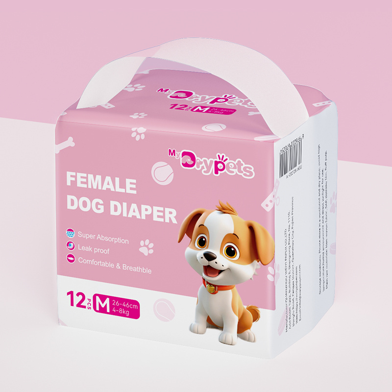 OEM ODM Puppy Female Private Label Nappy Disposable Dog Pet Diapers of China