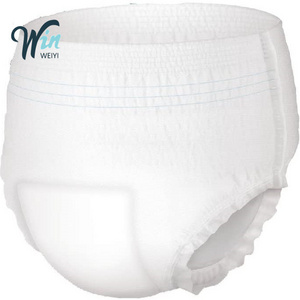 Super soft dry surface disposable pants type adult diaper pull up adult pant for women and men