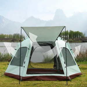 Customized Life Tent Outdoor Camping Tent With 1 Room 1 Living Room luxury Waterproof Camping Tent