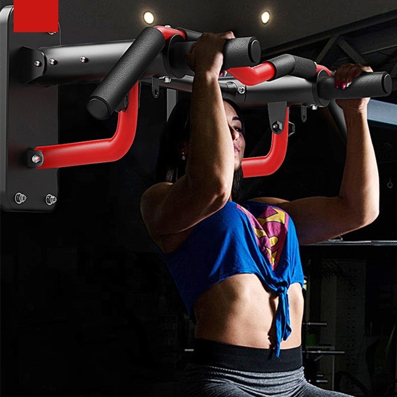 Retail home fitness equipment steel pull-up bar foldable multi-functional mens horizontal bar indoor pull up bar wall mounted