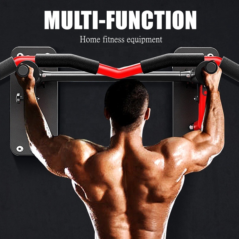 Retail home fitness equipment steel pull-up bar foldable multi-functional mens horizontal bar indoor pull up bar wall mounted