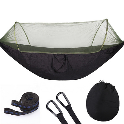 Custom Logo Tent Hammock Ultralight Tent Tree Hammock With Mosquito Net Waterproof Outdoor Camping Hiking hammock