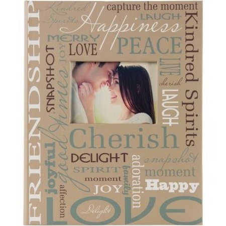 Sweet Sentiment Framed Front Photo Album With Unique Design Leather Printing Autograph Book