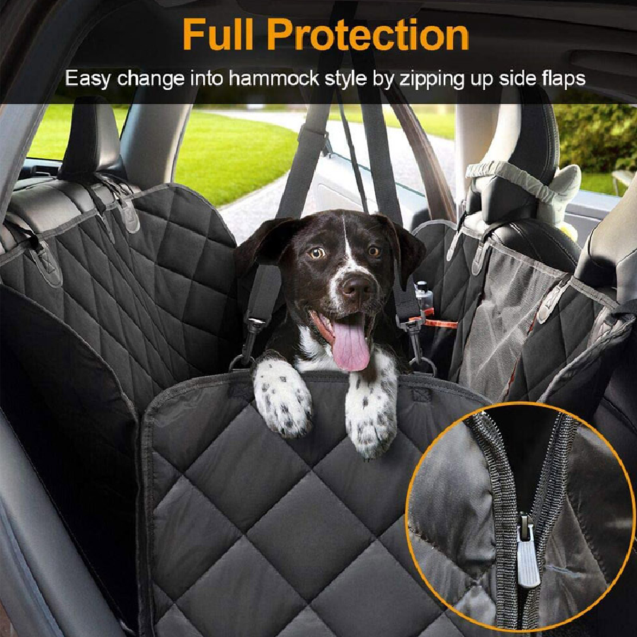 2023 new arrival Wholesale waterproof pet backseat dog hammock car seat cover for back seat