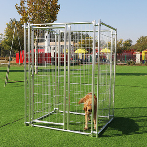 Wholesale large galvanized outdoor dog kennel/metal dog run cage/pet playpen for factory hot sale