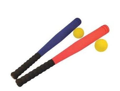 Funny toys outdoor exercise foam softball baseball bat and stress ball