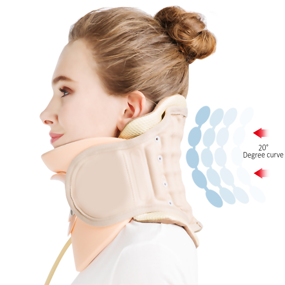 Therapy Adjustable Medical Neck Traction Brace Waterproof Plastic Foam Extrication Cervical Collar