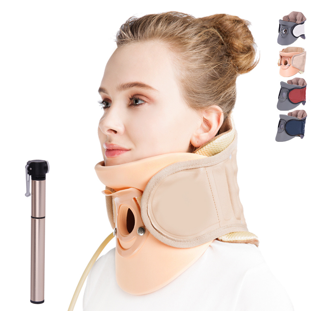 Therapy Adjustable Medical Neck Traction Brace Waterproof Plastic Foam Extrication Cervical Collar