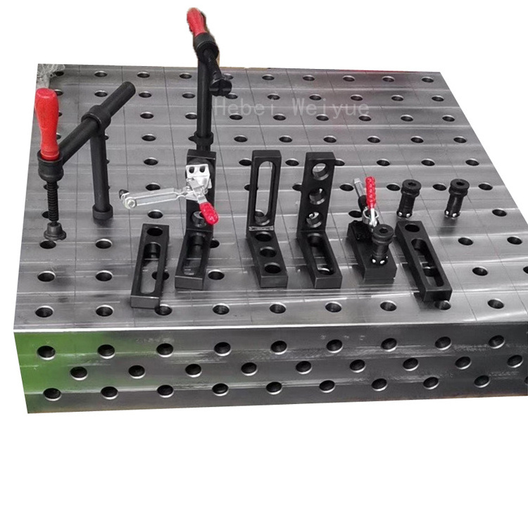 Hot Sale D28/D16 Modular Welding Table with Cast Iron Core Components for Manufacturing Plant