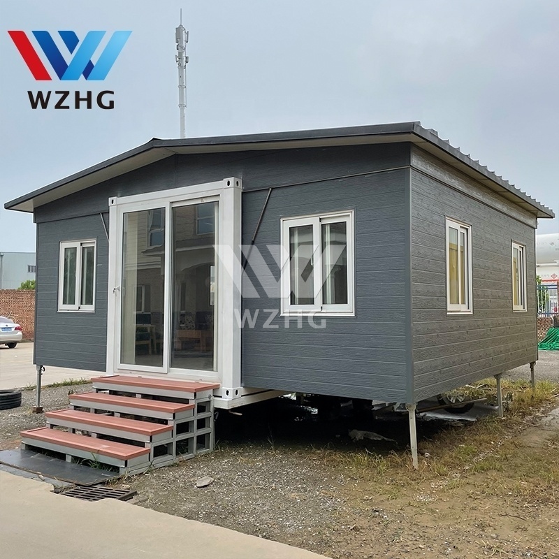 Fully equipped mostly furnished 20ft 40ft folding expanding granny flat australian standards house trailer homes