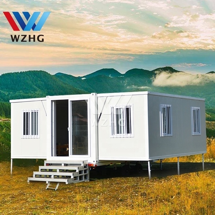 Prefabricated luxury foldable 2 bedroom expandable 20ft 40ft container house