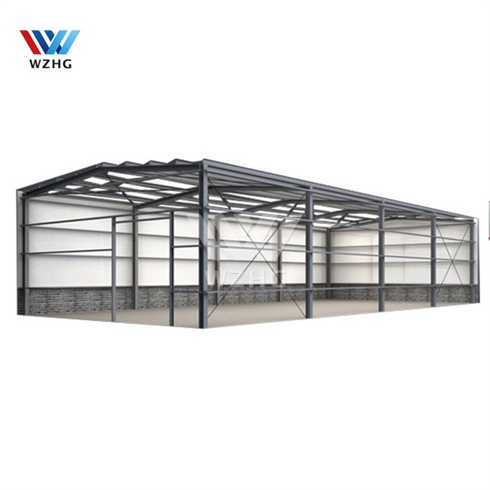 Factory sale Quick build load bearing steel structure warehouse stadium goods chicken house outdoor storage shed