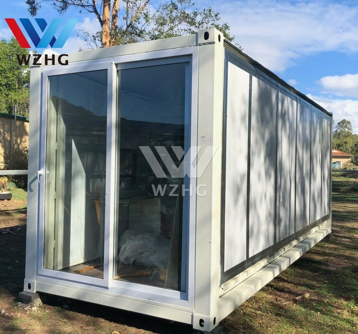 Prefabricated luxury foldable 2 bedroom expandable 20ft 40ft container house