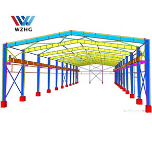 Fast Build Prefab Steel Structure Building Prefabricated Cow/Horse/Sheep shed Barns