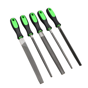 5Pcs Carpenter'S Triangular Half Round File Metal Steel File Grinding Tool File Set