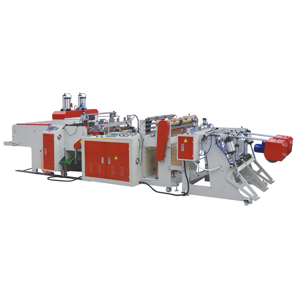 Polyethylene bag machine Pe plastic shopping t shirt bag making production machine fully automatic