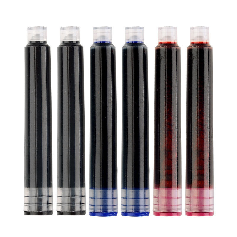 Weizhuang Fountain Pen Ink Cartridge Refillable Fountain Pen Ink Red Blue Black PVC Plastic Set Refill Special Applications 1158